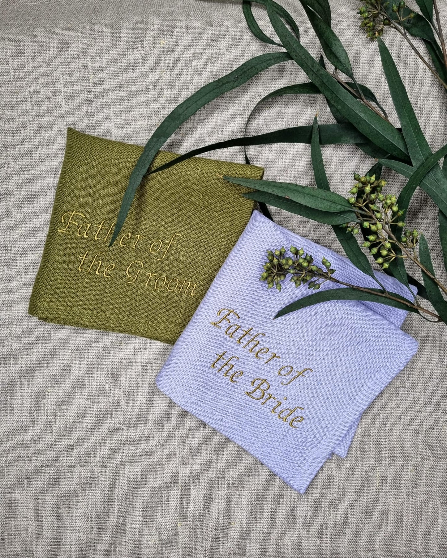 Personalised/Embroidered Handkerchiefs 4-5 Words