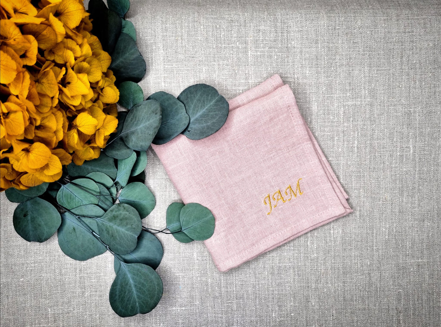 Personalised/Embroidered Handkerchiefs Initials