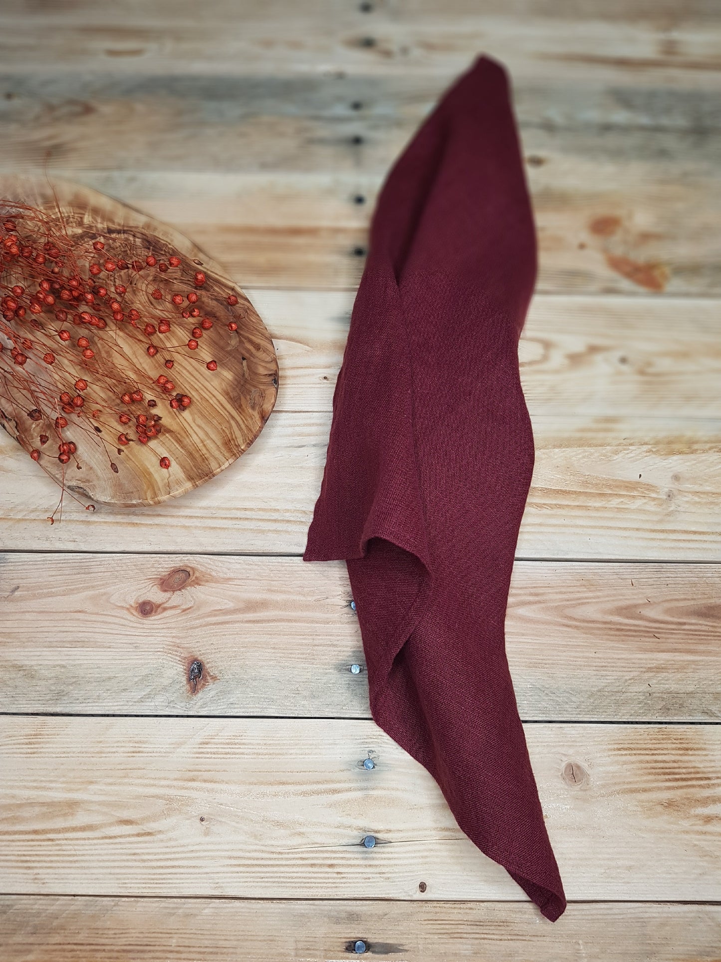 Navy Blue Linen Napkins