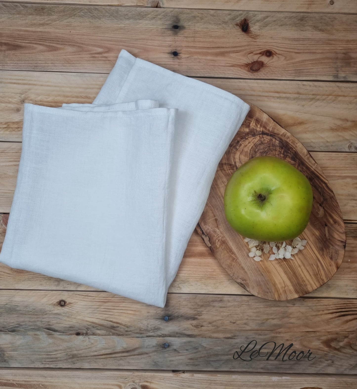 Black Linen Tea Towels