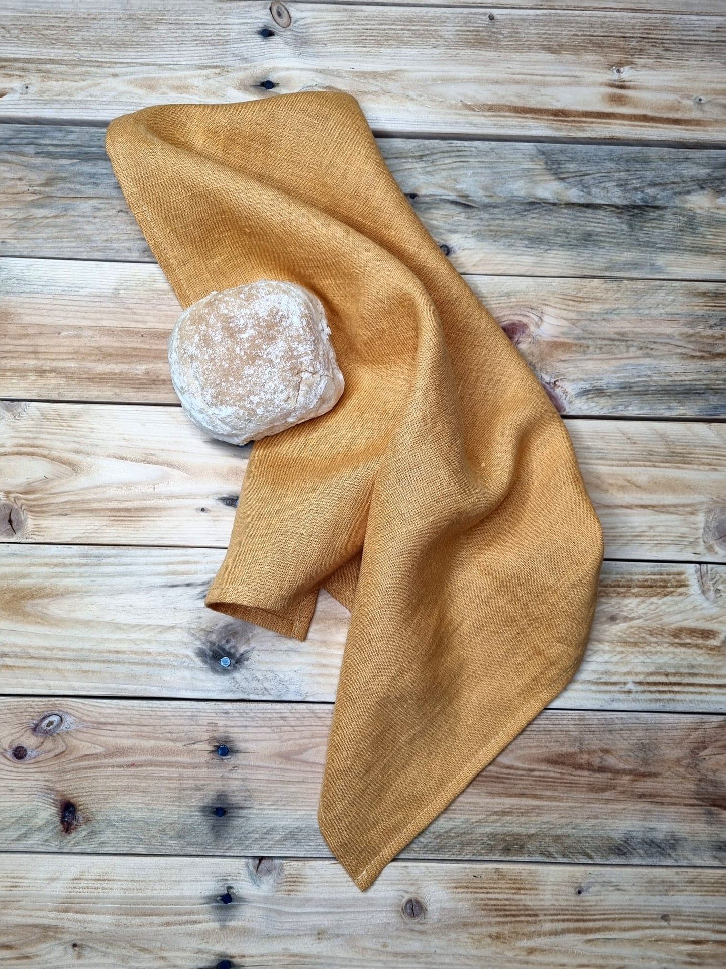 Black Linen Tea Towels