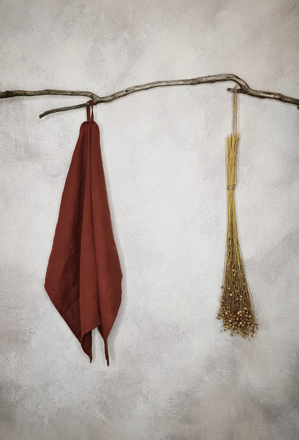 Black Linen Tea Towels