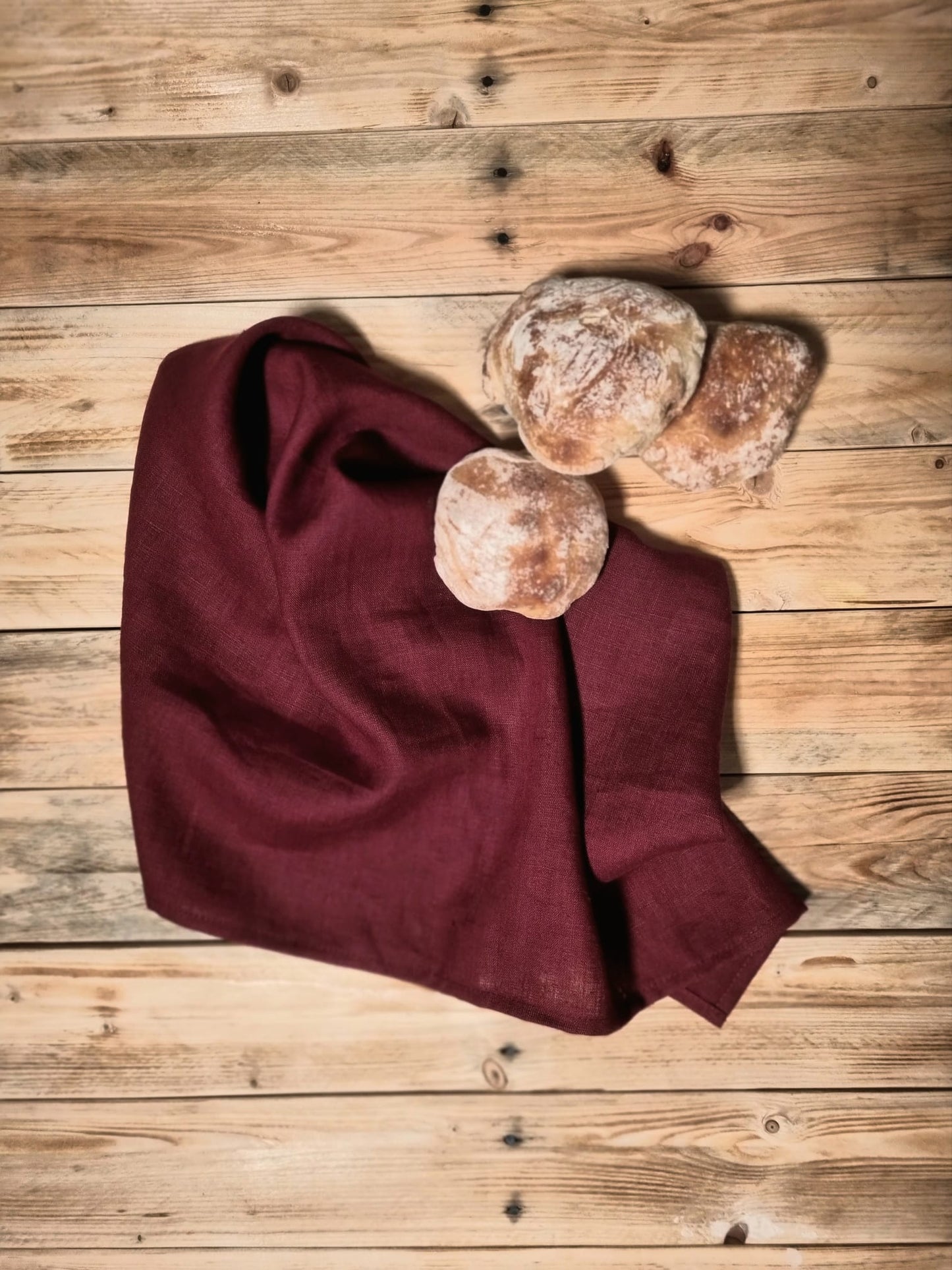 Black Linen Tea Towels