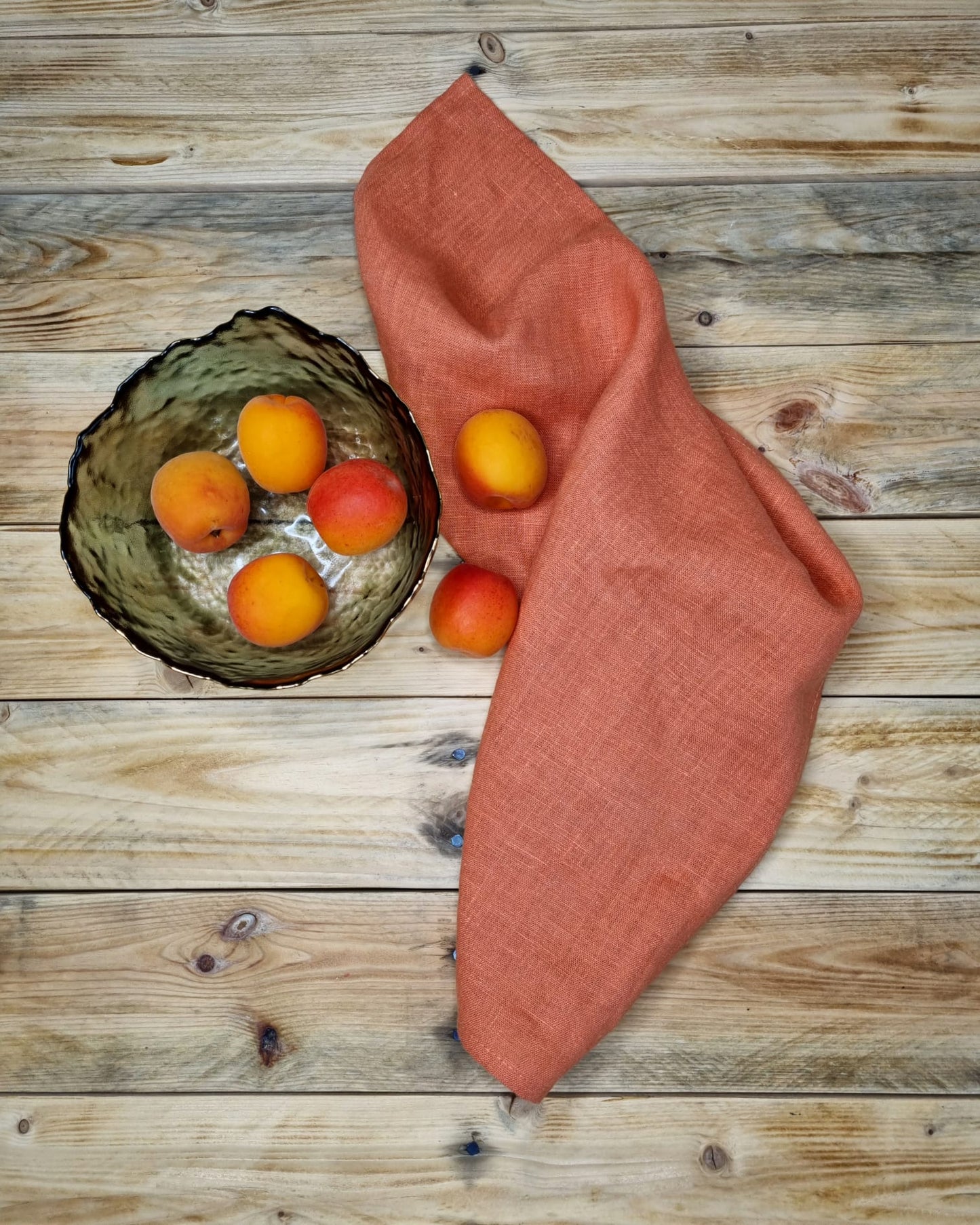 Black Linen Tea Towels