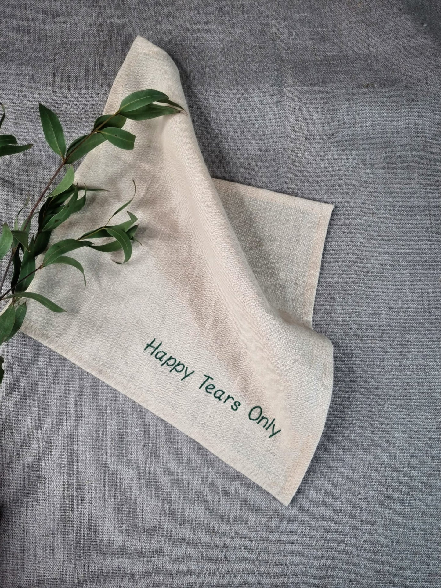 Personalised/Embroidered Handkerchiefs 1-3 Words