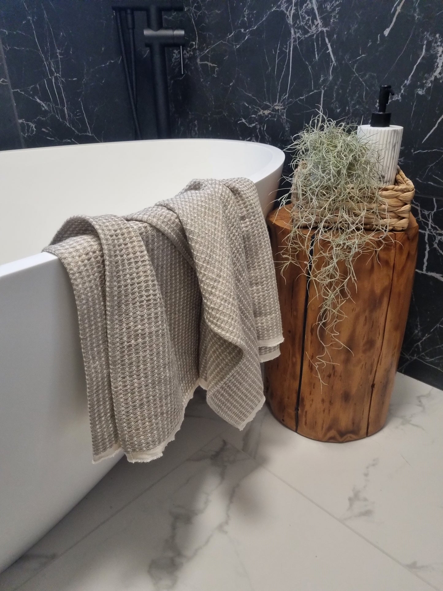 Waffle Linen Towel