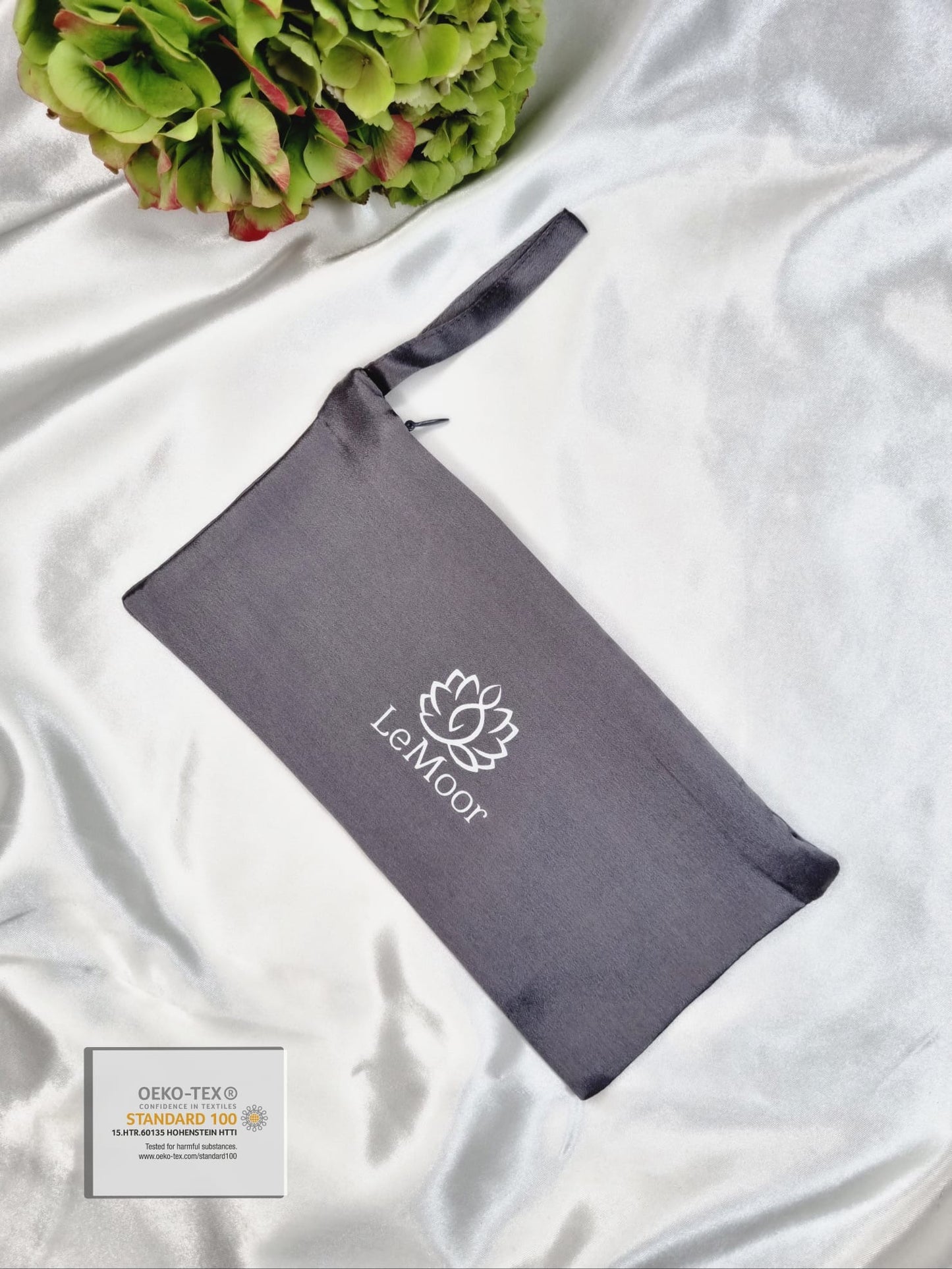 100% Mulberry Silk Pouch with Zip – Travel, Sleep Mask & Jewellery Bag