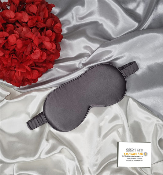 Silver 100% Mulberry Silk Sleeping Masks