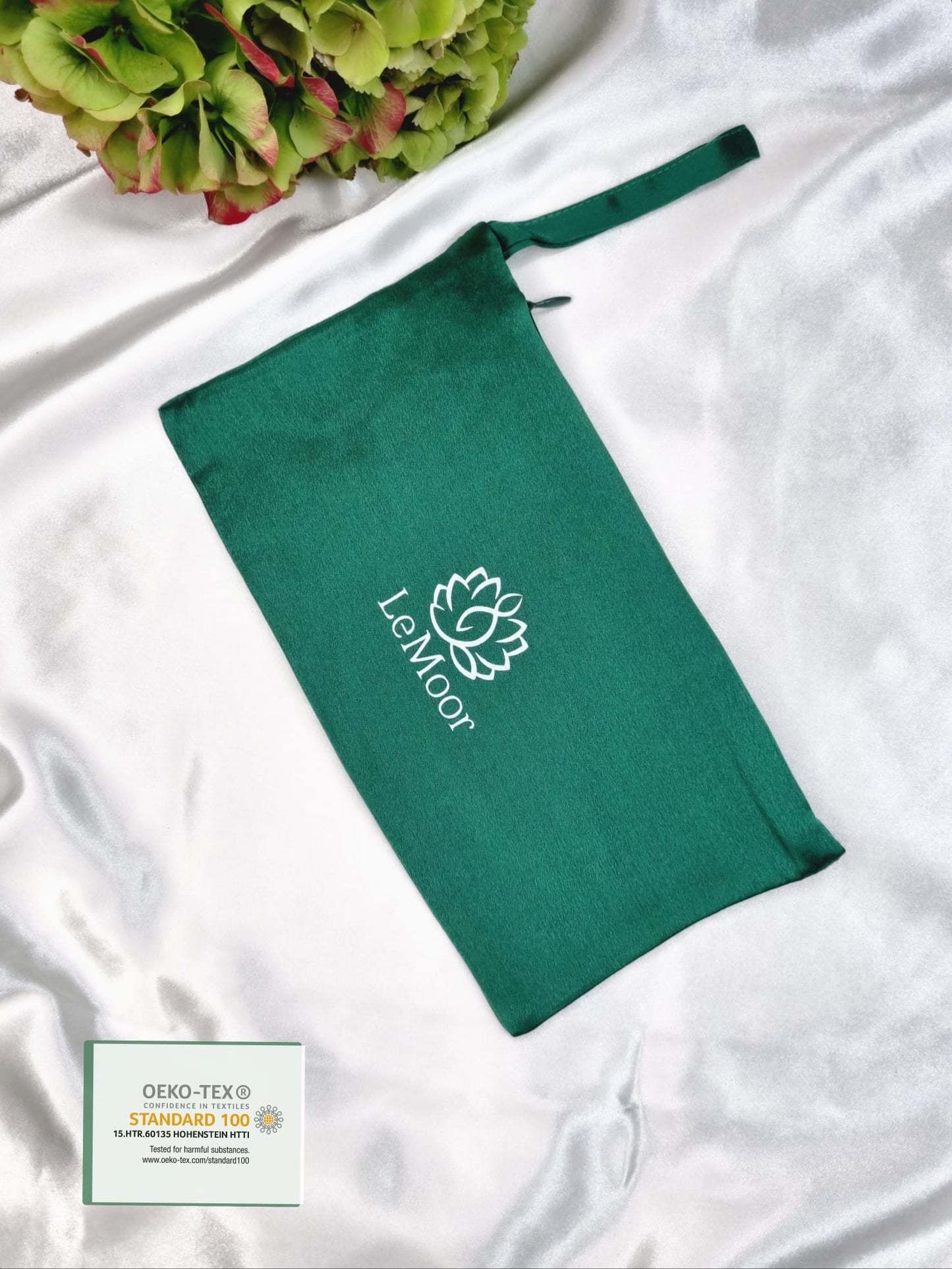 100% Mulberry Silk Pouch with Zip – Travel, Sleep Mask & Jewellery Bag