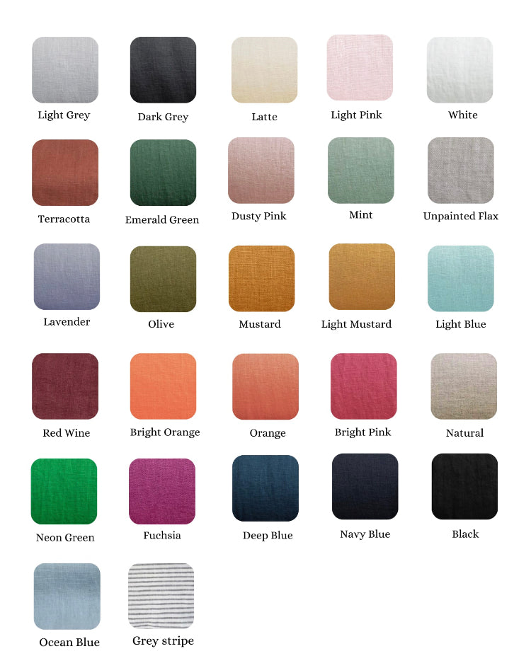 Mint linen handkerchiefs