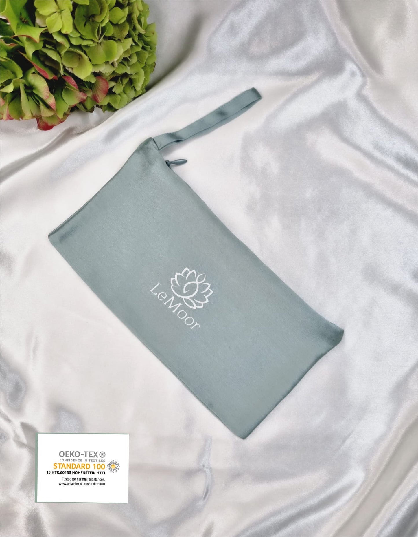 100% Mulberry Silk Pouch with Zip – Travel, Sleep Mask & Jewellery Bag