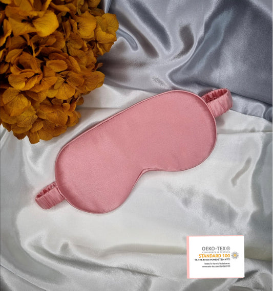 Blush Pink 100% Mulberry Silk Sleeping Masks