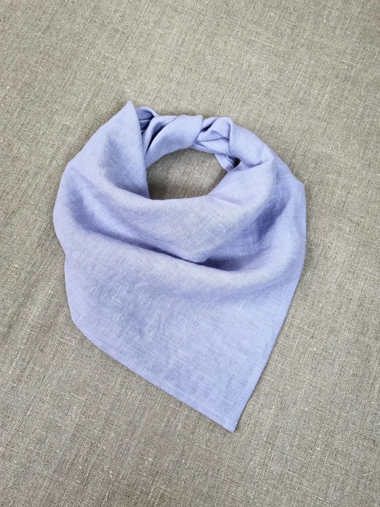 Lavender Linen bandanas, Scarves and Neckerchiefs