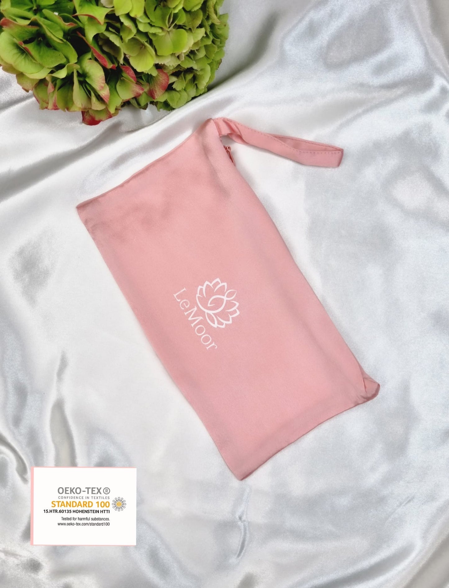 100% Mulberry Silk Pouch with Zip – Travel, Sleep Mask & Jewellery Bag