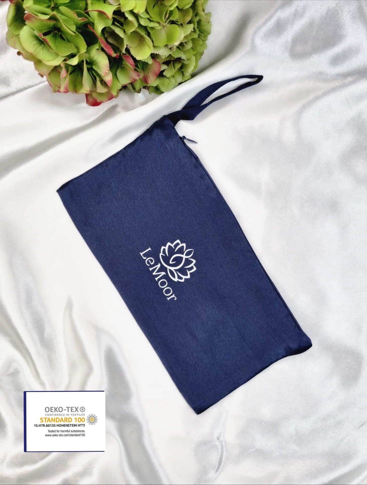 100% Mulberry Silk Pouch with Zip – Travel, Sleep Mask & Jewellery Bag