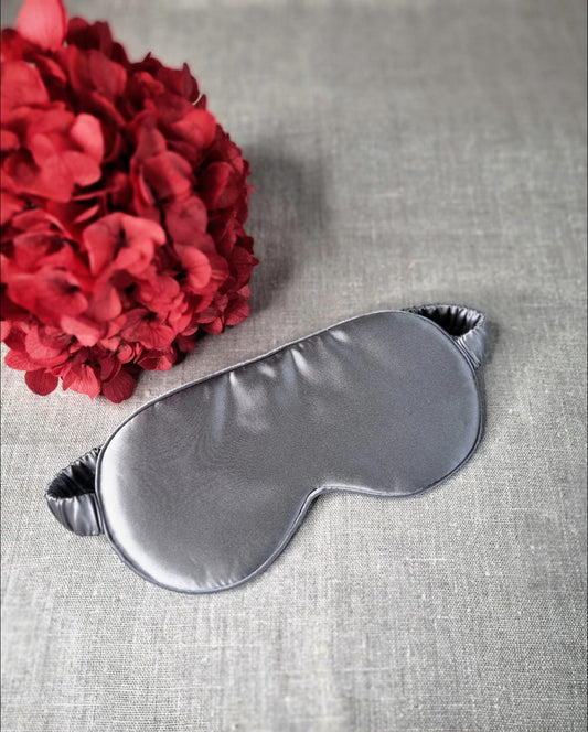 Silver 100% Mulberry Silk Sleeping Masks