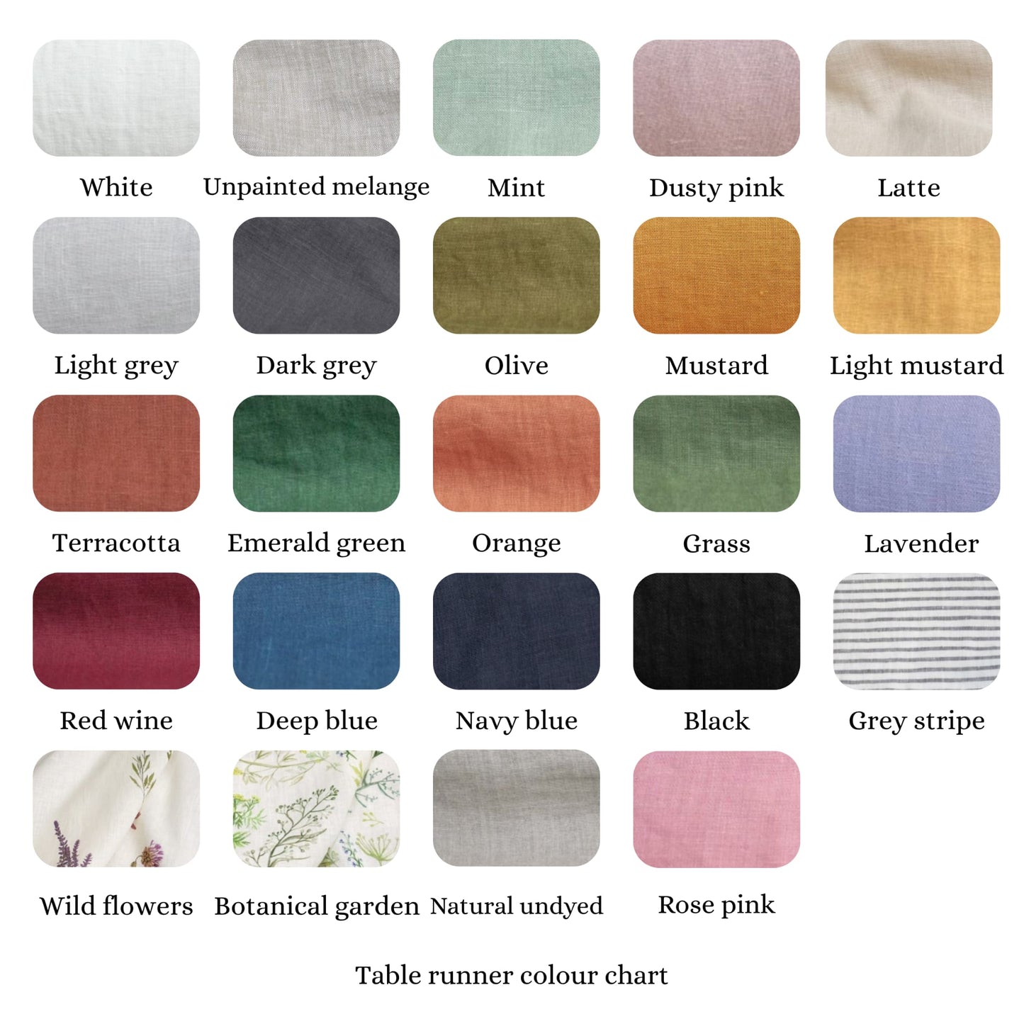 Washed Linen Table Runner – Soft, Rustic & Elegant for Dining Table in Natural Undyed