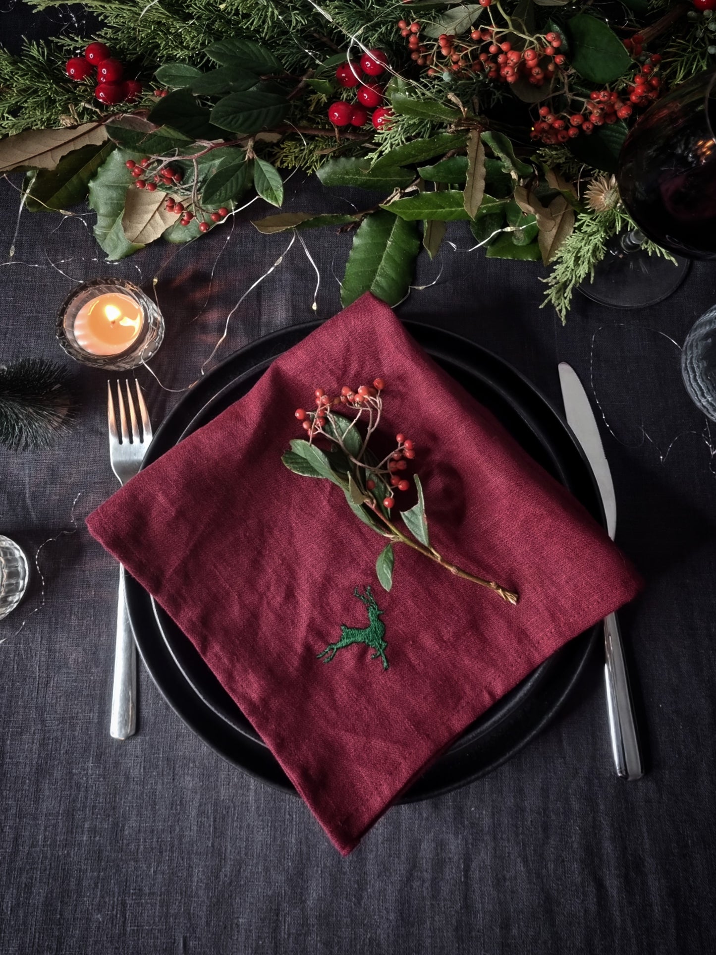 EMBROIDERY NAPKINS